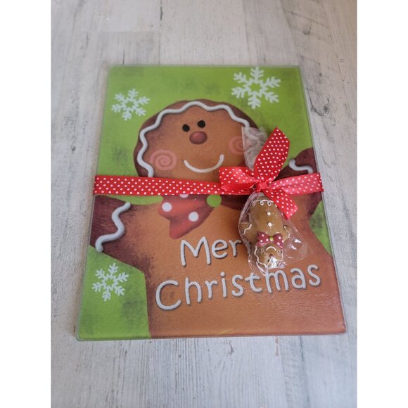 Charcuterie board Gingerbread Merry Christmas kitchen accessories - Picture 1 of 6